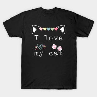 I love my cat T-Shirt